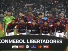 Foto oficial de Monagas en el partido ante Colo-Colo por Copa Libertadores.