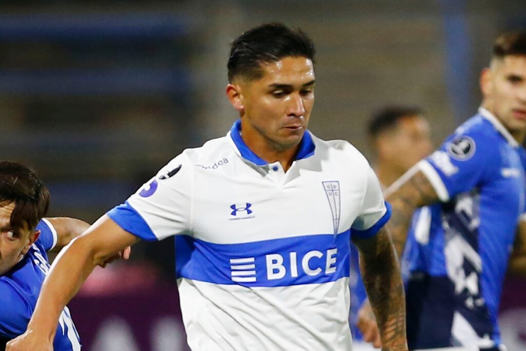 Felipe Gutiérrez durante su segunda etapa con la Universidad Católica.