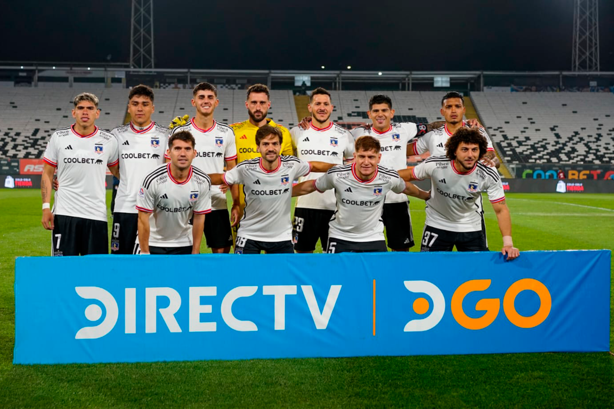 Once titular de Colo-Colo en el triunfo 2-1 frente a Audax Italiano, válido por la decimotercera fecha del Campeonato Nacional 2023.