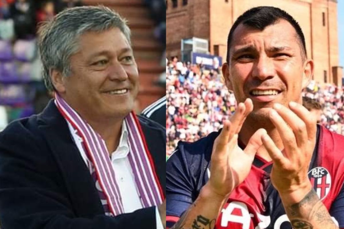 Patricio Yáñez en una imagen doble con Gary Medel