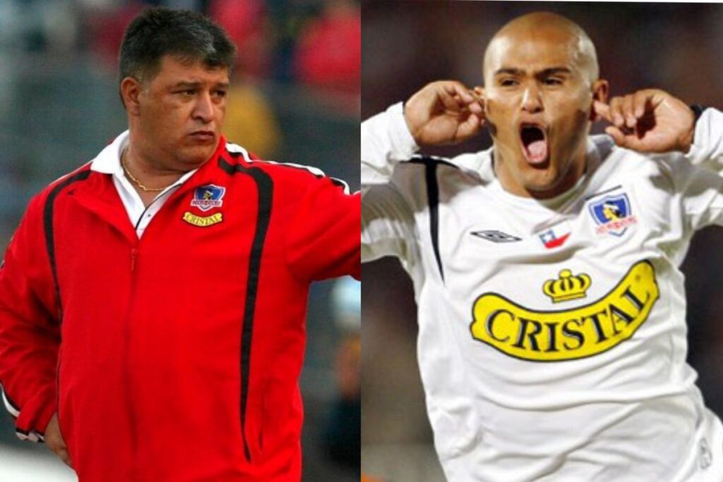 Claudio Borghi y Humberto Suazo durante sus pasos por Colo-Colo.