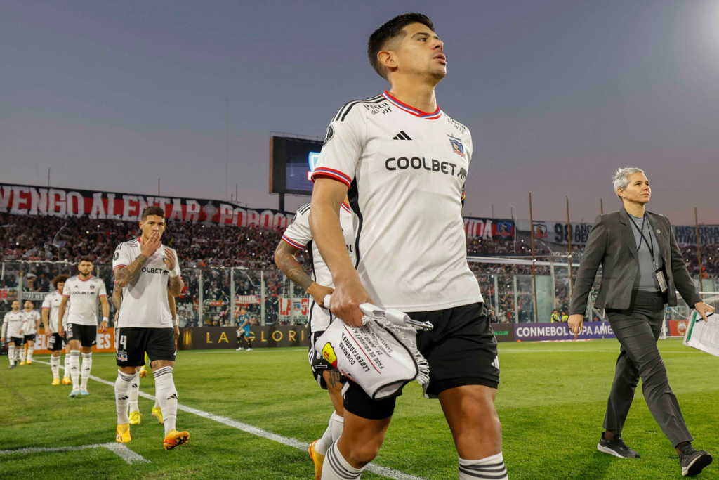 Plano de los jugadores de Colo-Colo antes de enfrentar un partido