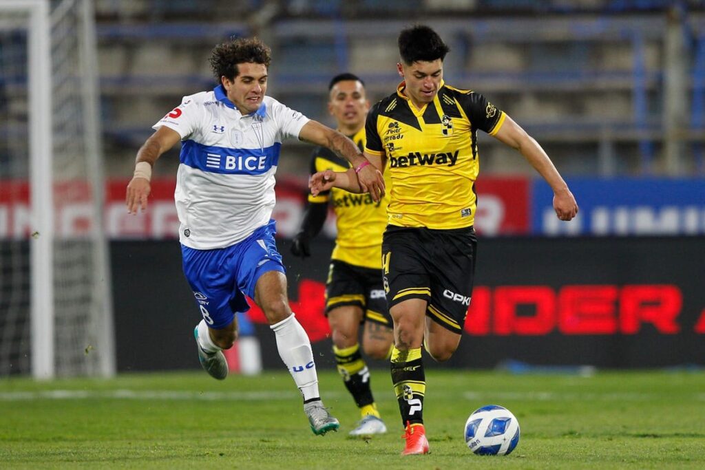 Felipe Yáñez durante su préstamo en Coquimbo Unido