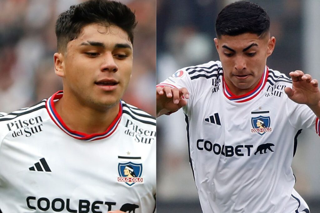 Damián Pizarro y Jordhy Thompson en Colo-Colo