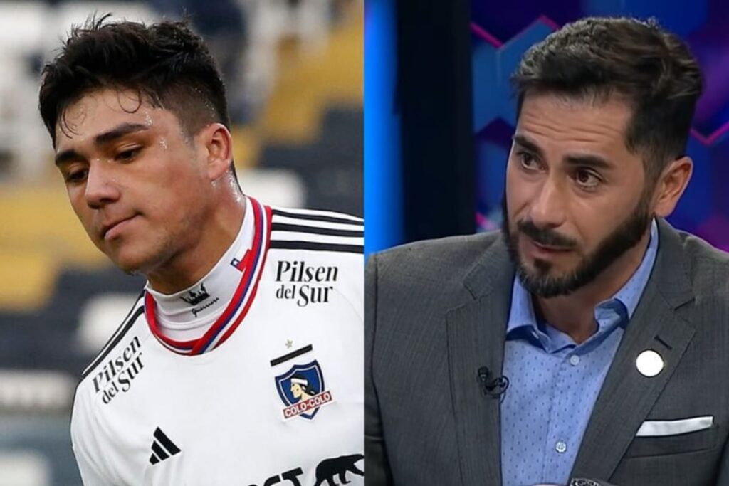 Primer plano a los rostros de Damián Pizarro y Johnny Herrera