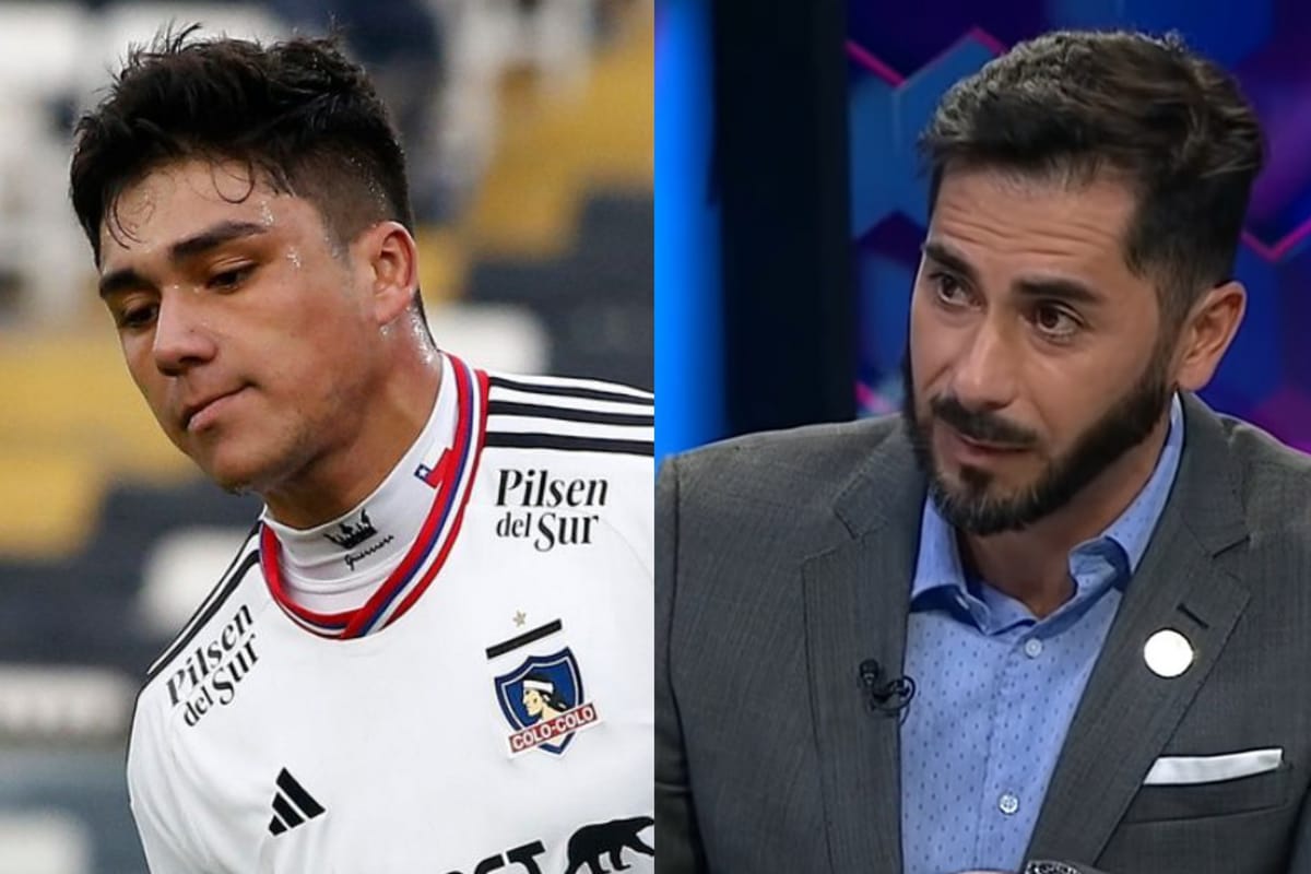 Primer plano a los rostros de Damián Pizarro y Johnny Herrera