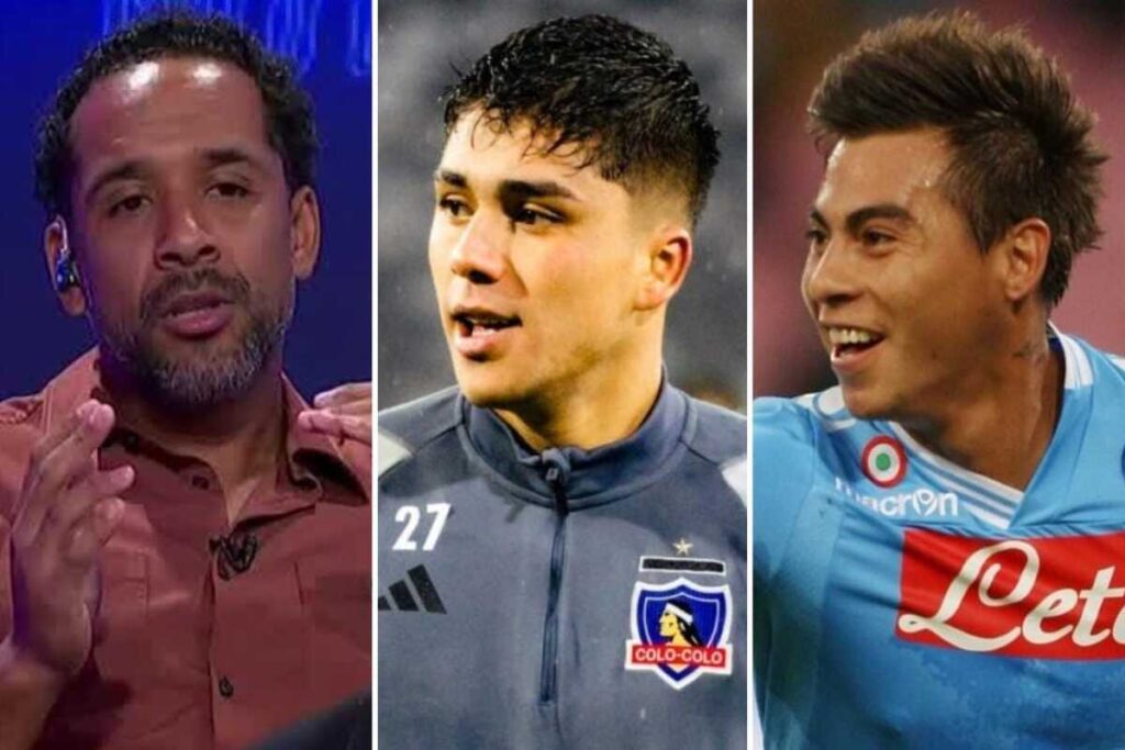 Primer plano a los rostros de Damián Pizarro, Jean Beausejour y Eduardo Vargas.