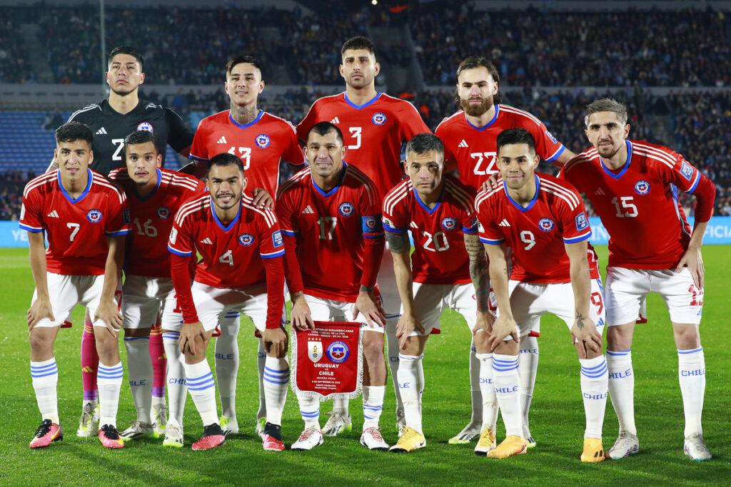 Foto oficial formación de la Selección Chilena.