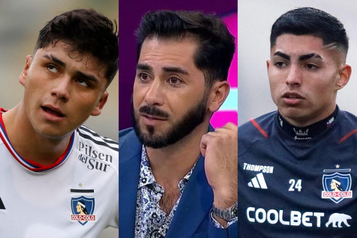 Foto de primer plano de los rostros de Damián Pizarro, Johnny Herrera y Jordhy Thompson.