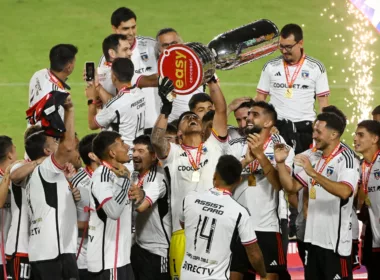 Colo-Colo celebrando su título de campeón de Copa Chile