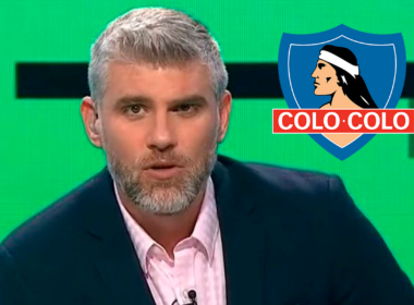 Manuel de Tezanos con la cara de seriedad y a mano derecha aparece el logo de Colo-Colo incrustado en la imagen.