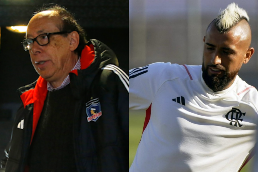 Imagen doble de Alfredo Stöhwing y Arturo Vidal