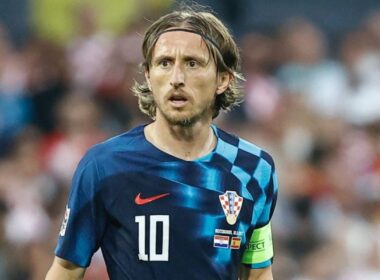 Luka Modric con la camiseta de Croacia