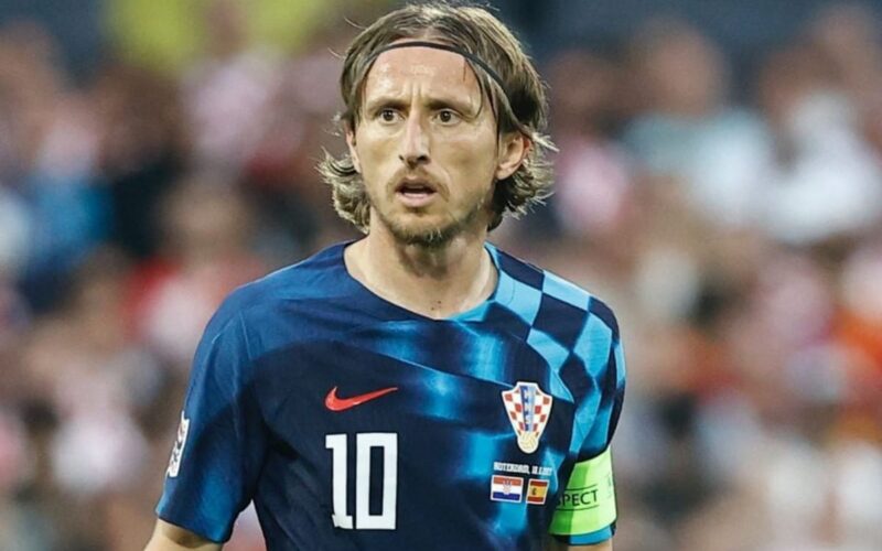 Luka Modric con la camiseta de Croacia