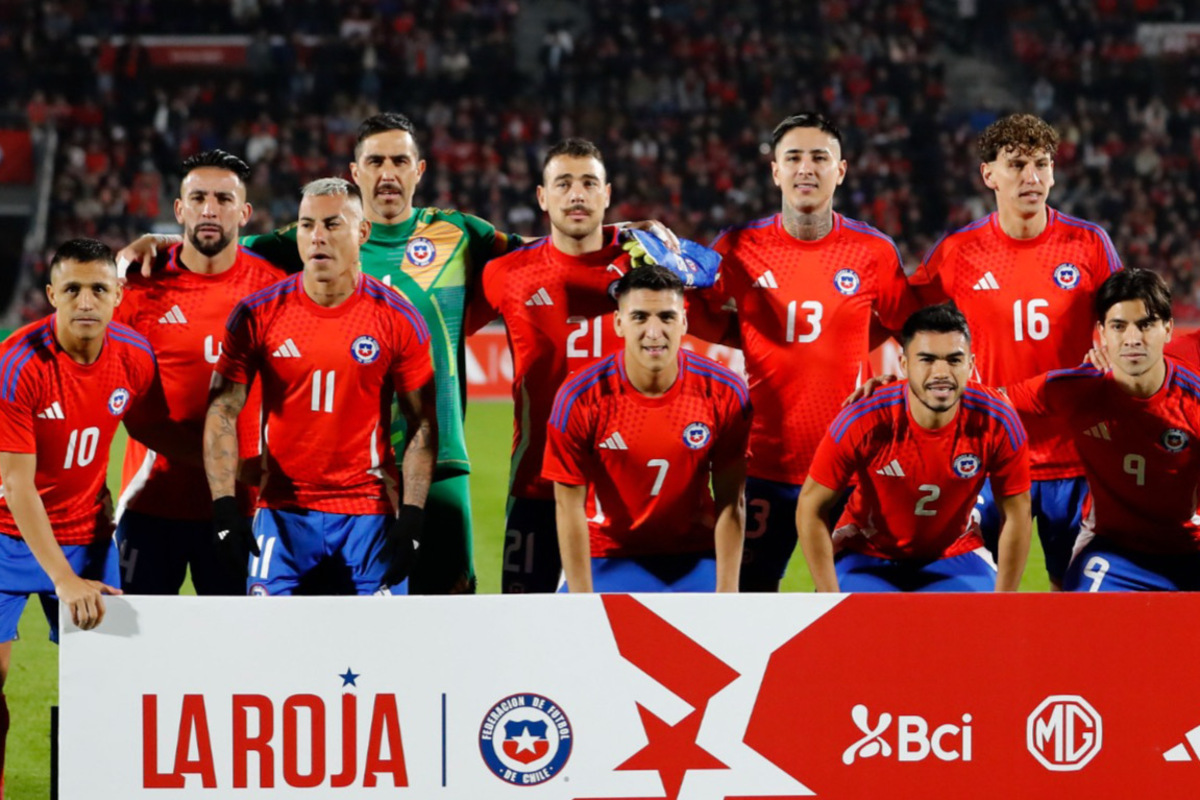 Formación de la Selección Chilena para el duelo amistoso frente a Paraguay