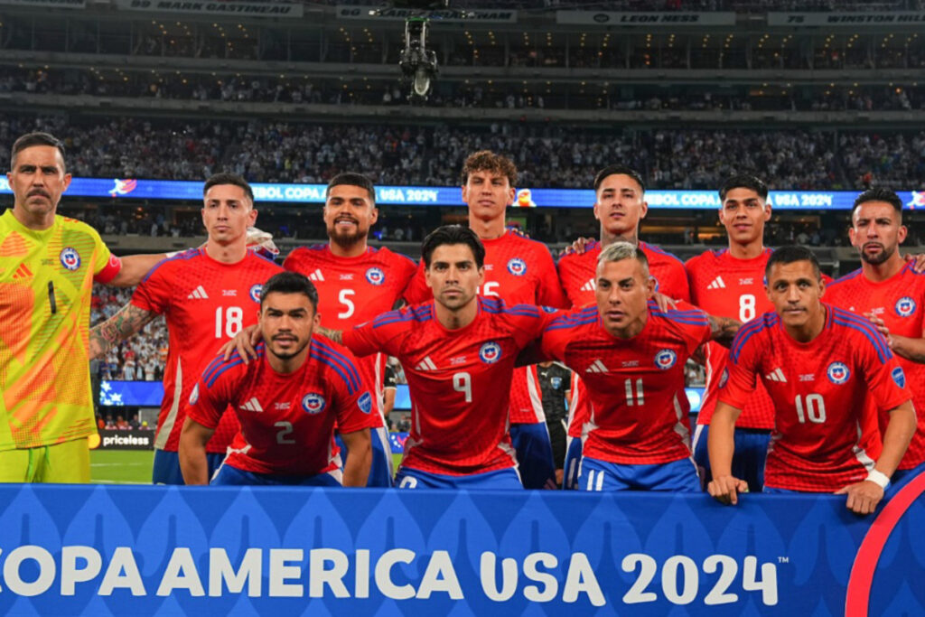 Formación de la Selección Chilena para enfrentar a Argentina en la Copa América