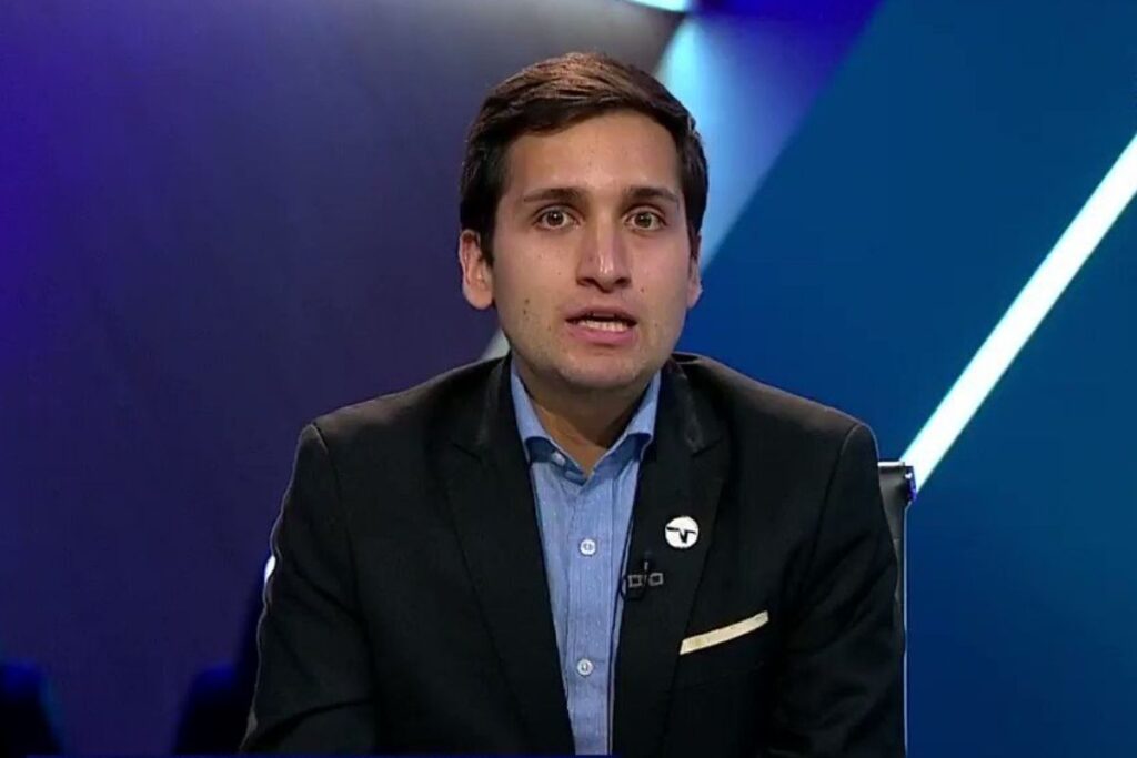 El periodista de TNT Sports, Daniel Arrieta