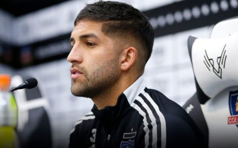 Ignacio Jara durante una conferencia de prensa en el Estadio Monumental.