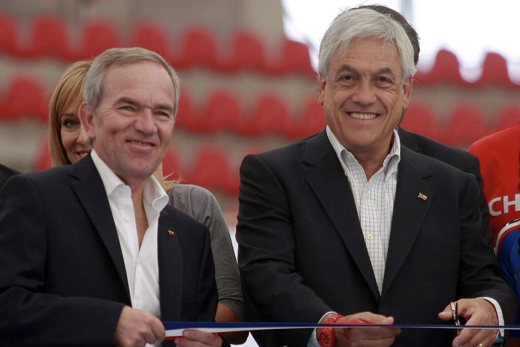 Gabriel Ruiz-Tagle y Sebastián Piñera.