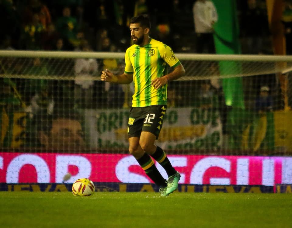 El jugador de Colo-Colo, Emiliano Amor durante su paso por Aldosivi.