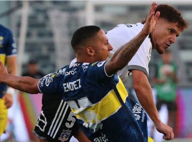 Colo-Colo frente a Everton en el Campeonato Nacional.