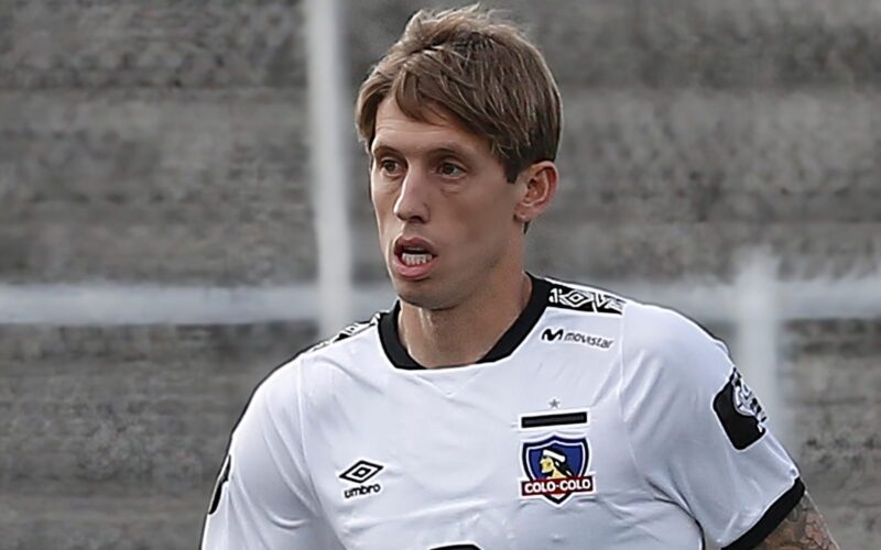 Iván Rossi con la camiseta de Colo-Colo durante la temporada 2019.