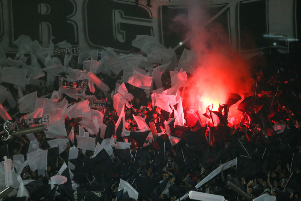 Hinchas de Colo-Colo.