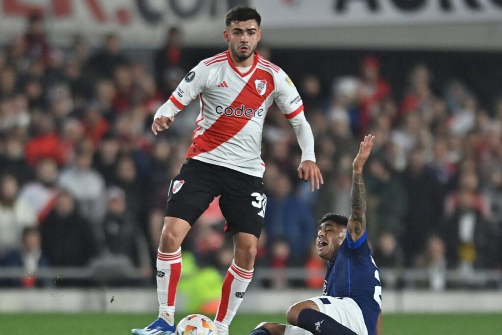 River Plate vs Talleres en Copa Libertadores.