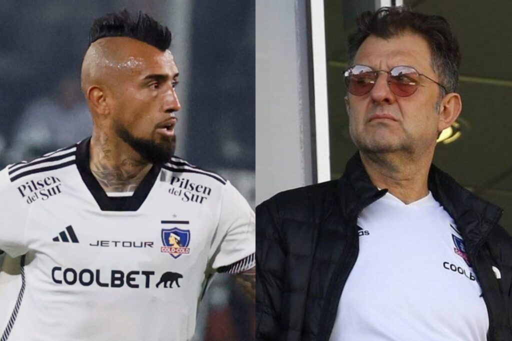 Primer plano a Arturo Vidal y Aníbal Mosa