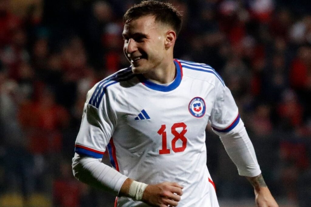 Bruno Barticiotto con la Selección Chilena.