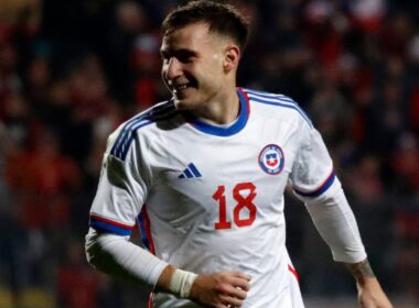 Bruno Barticiotto con la Selección Chilena.