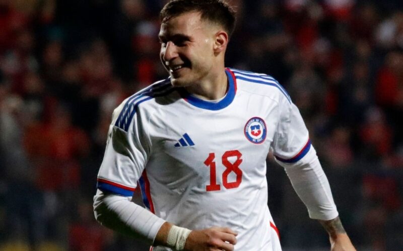 Bruno Barticiotto con la Selección Chilena.