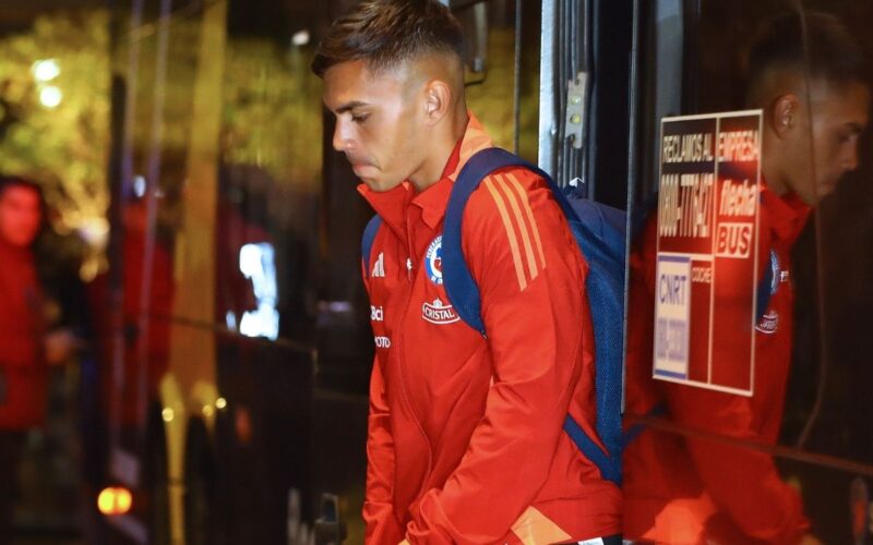 Vicente Pizarro durante la convocatoria de La Roja.