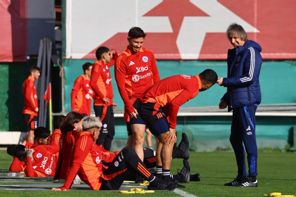 Entrenamiento de la Selección Chilena