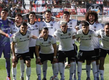 Formación de Colo-Colo vs Cobreloa.