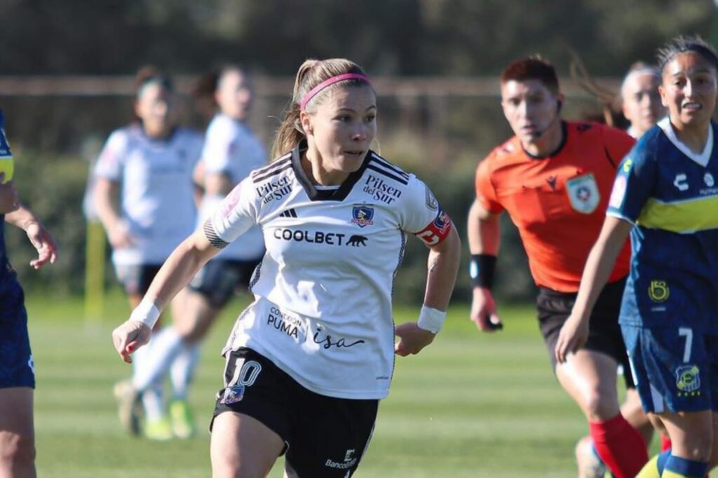 Yanara Aedo en el triunfo de Colo-Colo Femenino vs Everton.