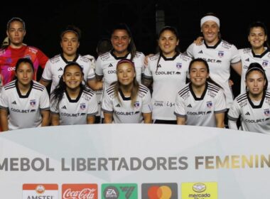 Formación titular de Colo-Colo Femenino en Copa Libertadores.