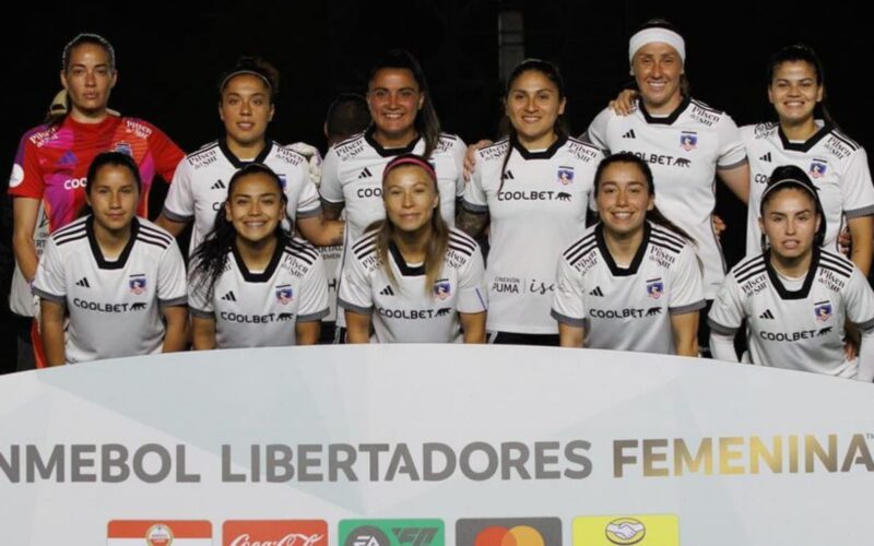 Formación titular de Colo-Colo Femenino en Copa Libertadores.