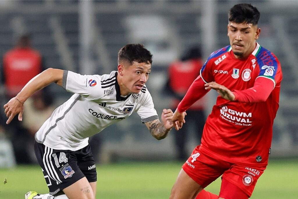 Cristián Zavala en partido de Colo-Colo vs Unión la Calera.