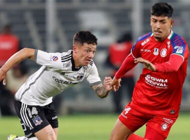 Cristián Zavala en partido de Colo-Colo vs Unión la Calera.