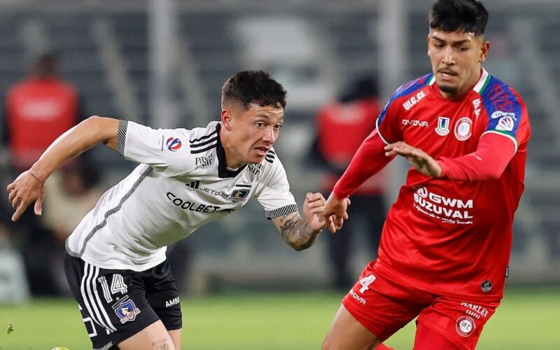 Cristián Zavala en partido de Colo-Colo vs Unión la Calera.