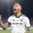 Javier Correa celebrando su gol contra Universidad Católica.