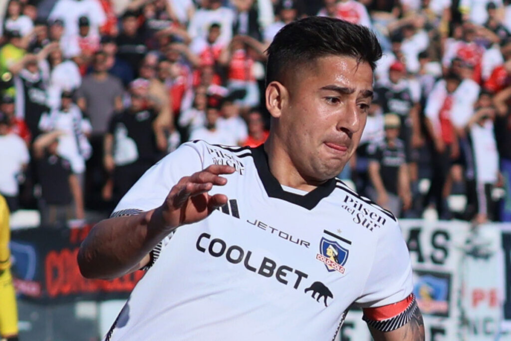 Guillermo Paiva con la camiseta de Colo-Colo.