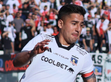 Guillermo Paiva con la camiseta de Colo-Colo.