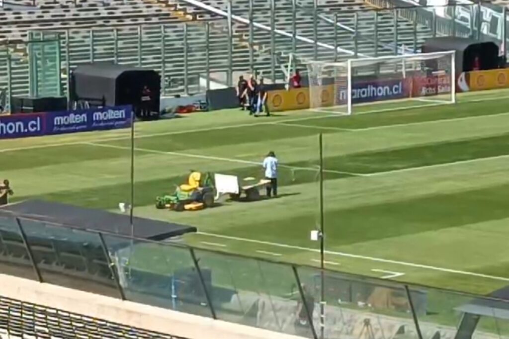 Trabajos en el Estadio Monumental