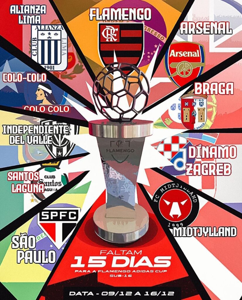 Anuncio Flamengo Adidas Cup en redes sociales.