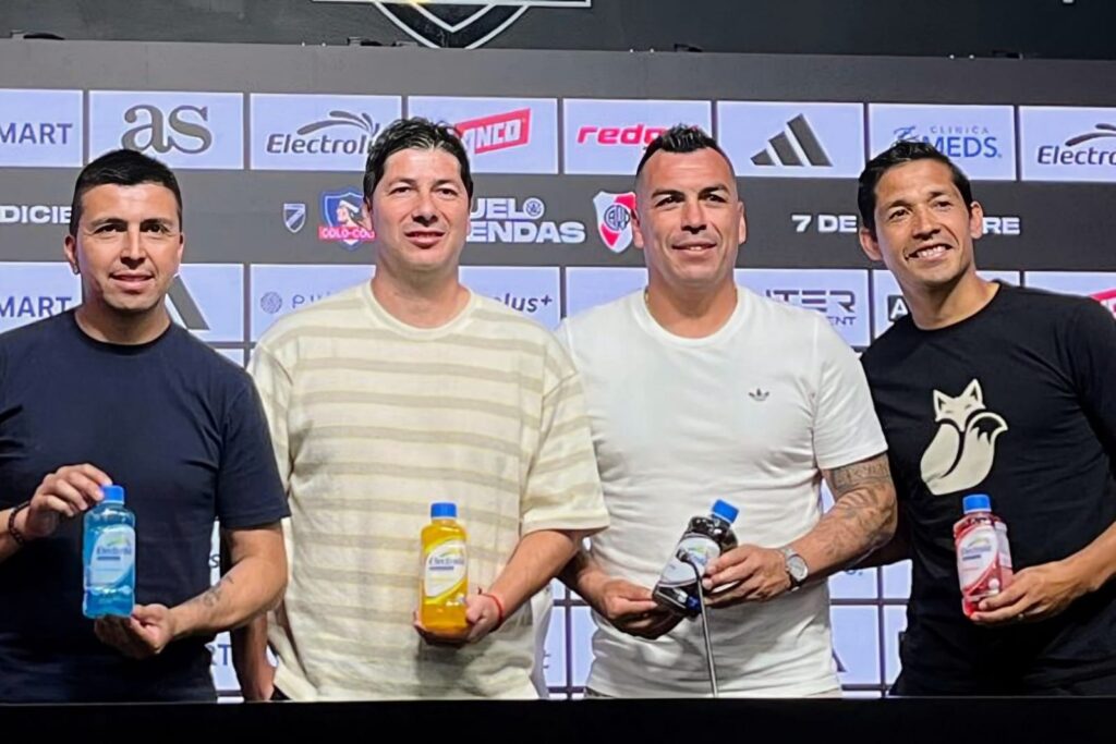 Gonzalo Fierro, Jaime Valdés, Esteban Paredes y Matías Fernández.