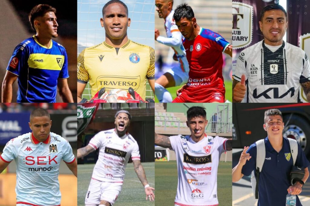 Erik Ottesen, Omar Carabalí, Diego Ulloa, Darío Lezcano, Leandro Benegas, Juan Carlos Gaete, Bryan Soto y Matías Colossi.