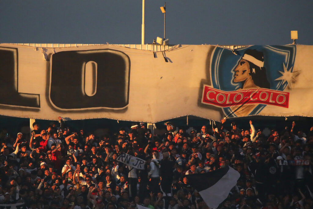 Hinchas de Colo-Colo.