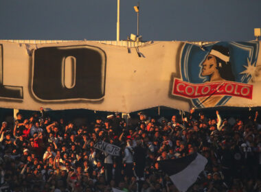 Hinchas de Colo-Colo.